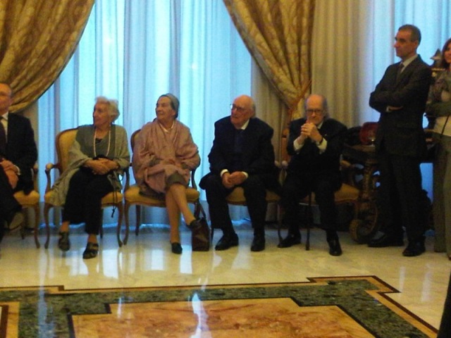 Rosetta e Andrea Camilleri con Ugo Gregoretti