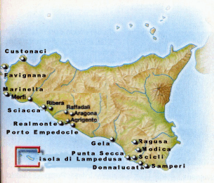 La Sicilia reale con le località usate per girare i telefilm.