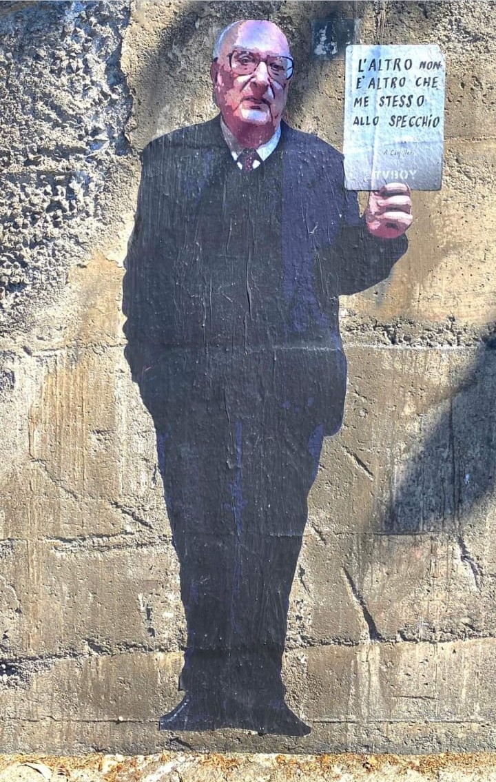 Murale di TVBOY a Taormina, 12 agosto 2022
