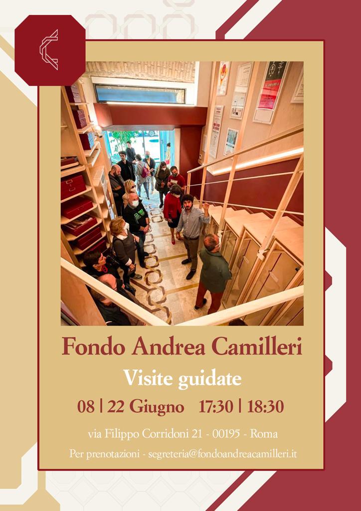 Visite guidate al FOndo Andrea Camilleri - Roma, 8 e 22 giugno