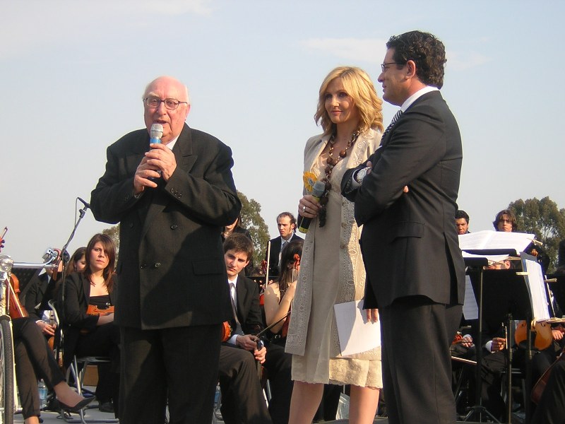 Andrea Camilleri, Lorella Cuccarini e Antonello Montante